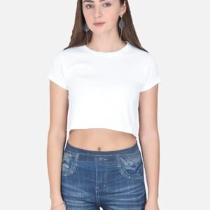White Crop Top