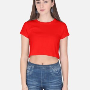 Red Crop Top