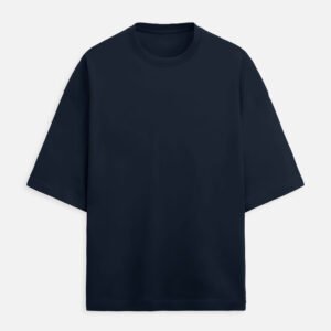 Navy Blue Oversized T-shirt | Premium