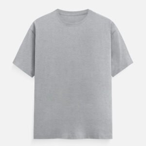 Grey Melange Regular Fit T-shirt | Basic