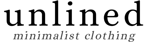 Unlined - minimalist clothing